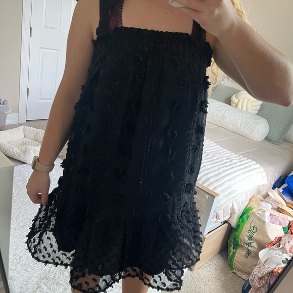 Entro Black Mini Dress - Picture 3 of 10